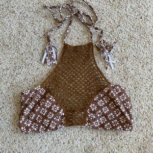 Acacia Swimwear Crochet Top! Size M